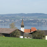 Blick vom Dingelsdorfer Hausberg auf den See