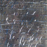 Partitur fuer blaue Obertoene, pastel, paper, 100x70cm, signed 1983         € 1.250