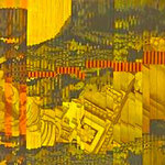 Anton Bruckner, 8th Symphony, third painting third movement, adagio,oil paint on fibre glass strips mounted on vinyl. 119 cm  x  417 cm, price on request