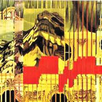 Anton Bruckner, 8th Symphony, first painting fourth movement,  finale, oil paint on fibre glass strips mounted on vinyl. 119 x 393 cm, price on request