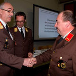 Ehrung für überörtlichte Tätigkeit OBI Johann Gretzel (FF Brunn/ Wald)