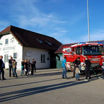 Interesierte Zuseher