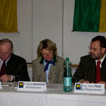 Bgm. Simlinger, Bezirkshauptfrau Dr. Mayrhofer, Landtagspräsident Ing. Penz