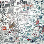 Teenage table art ( by Vincent )