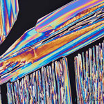 Bild: Natriumacetat, Mikrokristall, Stack am Mikroskop