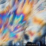 Bild: 1. Mikrokristall, Ascorbinsäure (Vitamin C), Schmelze, Stack am Mikroskop