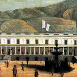 El Palacio rediseñado por el barón de Carondelet en la época colonial, alrededor de 1800.