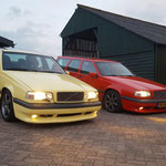 volvo 850 T5R cream yellow