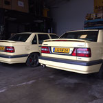 volvo 850 T5R cream yellow