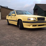 volvo 850 T5R cream yellow