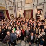 Fiesta de artistas en el MEAM. 7 de Diciembre 2019. Barcelona.
