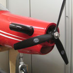 3-Blatt Propeller "Montiert" > PC-21 Spinner folgt!