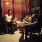 Abends ein balinesisches Bintang-Bier, was wir uns nach dieser langen Fahrt verdient haben!