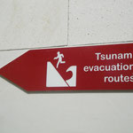Tsunami-Evakuierungsrouten