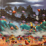 noche de magia   70 x 80cm