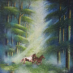 inicio de un nuevo dia   80 x 80cm