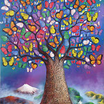 un mundo de vida   70 x 100cm