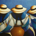 las cuencanas   100 x 80cm