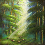 inicio de un nuevo dia   80 x 80cm