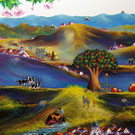 melodias de mi tierra   100 x 80cm