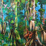 jungla   105 x 85cm