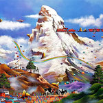 los caminos de la vida   100 x 80cm