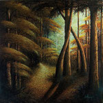 empezando la tarde   75 x 75cm