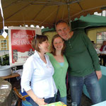 Eine tolle Truppe hinterm Stand