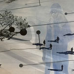 URBAN CONTACT, 100X140, ACRYL AUF LEINWAND, VERKAUFT