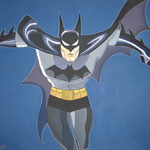 BATMAN, 100X100CM, ACRYL AUF LEINWAND, VERKAUFT