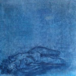 AKT, 20X20, ACRYL/PASTEL AUF HOLZ, PREIS AUF ANFRAGE