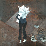 RAINY DAY,30X30, EISENPLATTE