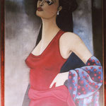 CARMEN, 70X100CM, PASTELL-MALEREI, UNVERKÄUFLICH