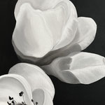 Baumblüten in Pastell auf Holz, 30 x 30 cm, Preis auf Anfrage