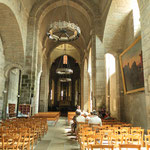 La nef romane - Collégiale de Saint-Léonard-de-Noblat (visite avec le Pays d'art et d'histoire en cours)