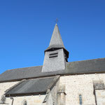 Nedde - Eglise au toit entièrement couvert de bardeaux de châtaignier