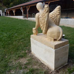 Sphinge Gallo-Romaine en pierre de St Maximin