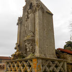 Restauration complète d'une tombale XIXe s. Avant
