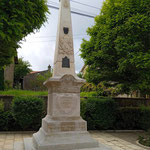 après : restauration du monument aux Morts de Lironville (54) en pierre de Savonnières et Bleu de Lignières