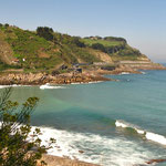 la cote entre Zarautz et Getaria