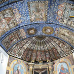 Eglise d'Espès - le plafond peint