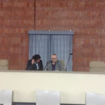 Senio Diaz e Dott. Osvaldo Avallone(Direttore della Boblioteca Nazionale Centrale)