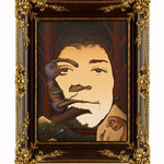 Jimi Hendrix, 2008 (Öl auf Leinwand, 30 x 40 cm)