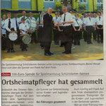 Spende des Ortsheimatpflegers (Quelle: Hadler Kurier 13.07.2011)