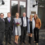 Unsere Trauzeugen: Heiner, Patrick, Carolin und Wibu
