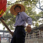 Ein chinesischer Gondoliere