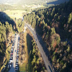 Blick auf Fernpass aus 112 m Höhe