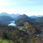 Blick auf Schloss Hohenschwangau