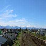 Railway with 日高山脈02