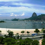 Rio - Praia de Botafogo, 2011, Panoramabild aus 3 Einzelaufnahmen